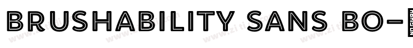 Brushability Sans Bo字体转换